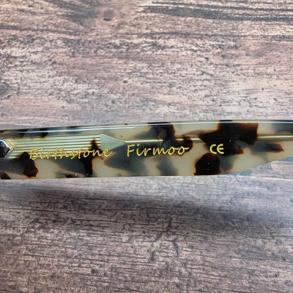 Firmoo Birthstone JudY163T C3 Tortoiseshell Square Eyeglass Frames 56-17-145